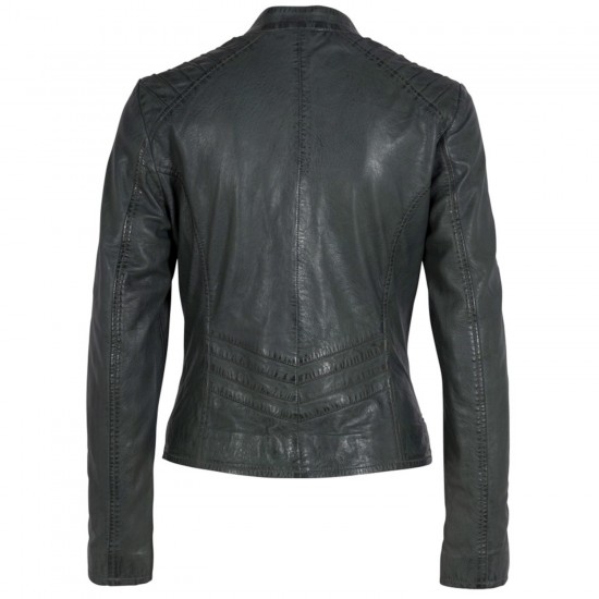 Kurtka skórzana damska Gipsy Sage Green GWJuny