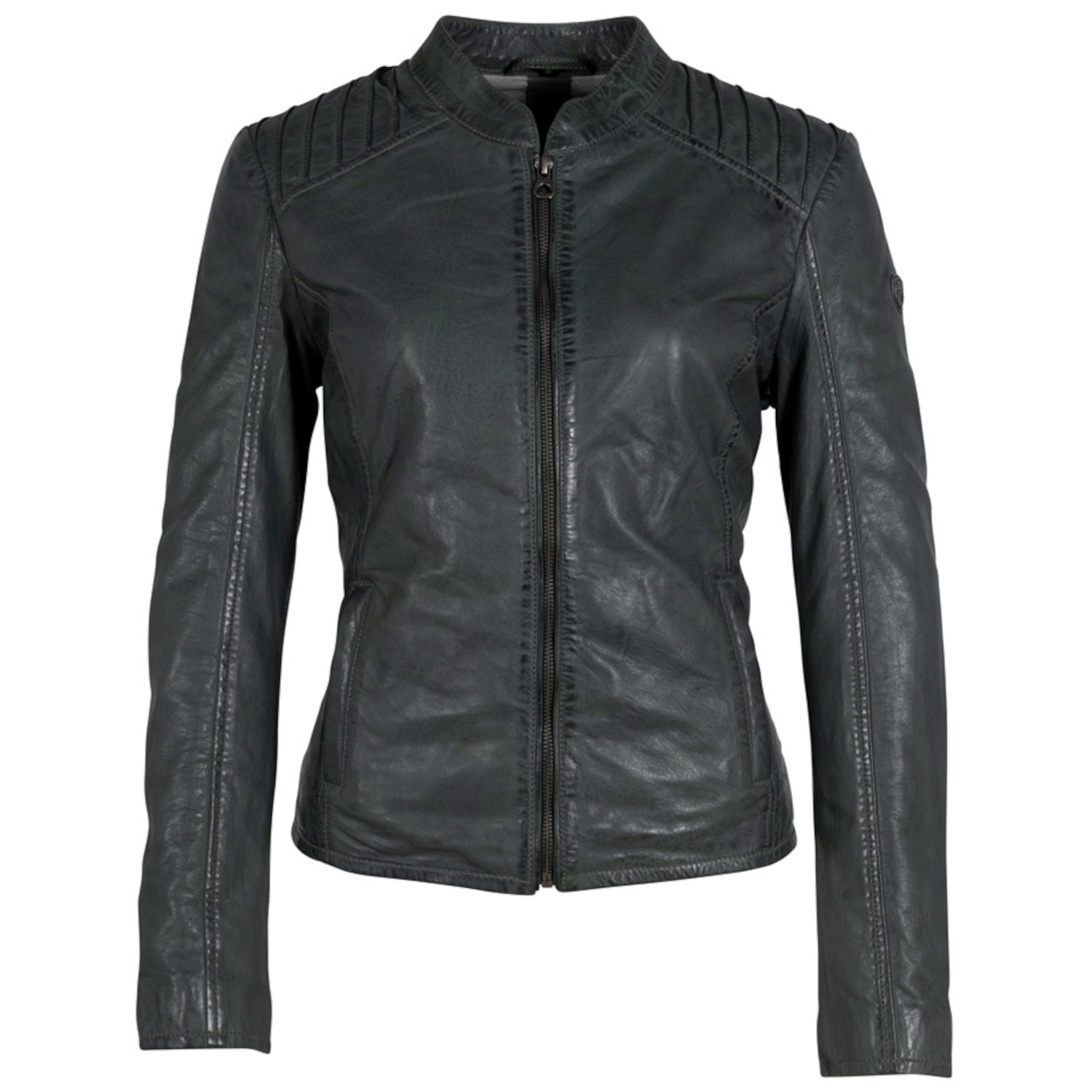 Kurtka skórzana damska Gipsy Sage Green GWJuny – BLACK FRIDAY