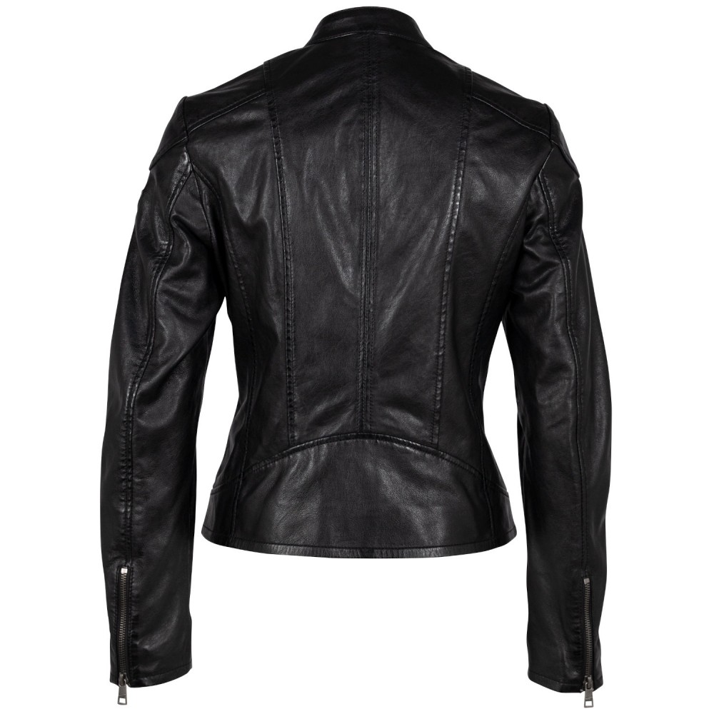 Kurtka skórzana damska Mauritius Czarna GWKeili