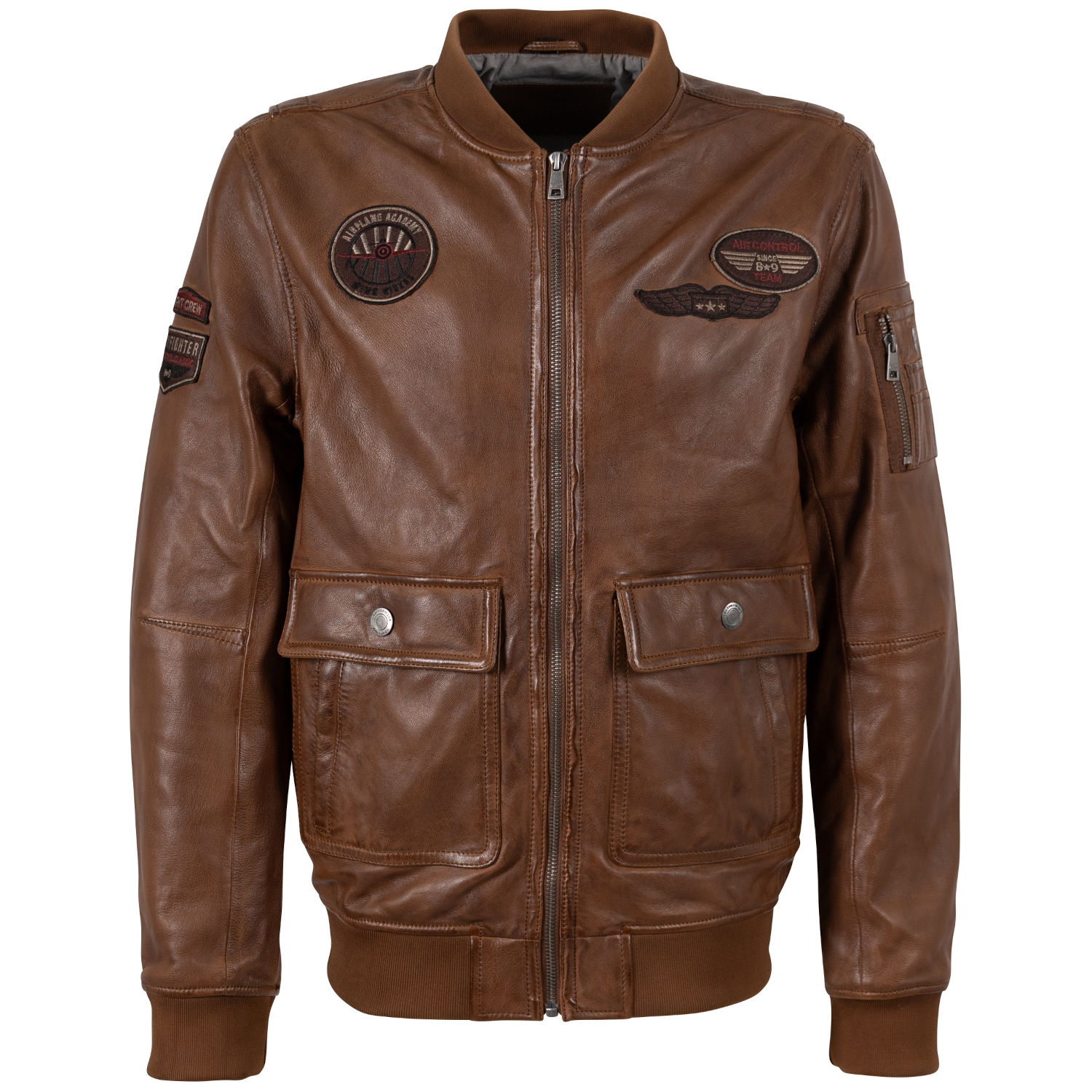 Męska skórzana kurtka Mauritius Cognac MMAirpilot