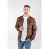 Męska skórzana kurtka Mauritius Cognac MMAirpilot