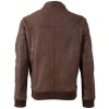 Męska skórzana kurtka Mauritius brązowa MMAkkinson