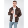 Męska skórzana kurtka Mauritius brązowa MMAkkinson