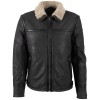Męska skórzana kurtka Mauritius antracytowa MMAlasko – Kurtki skórzane