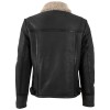Męska skórzana kurtka Mauritius antracytowa MMAlasko – Kurtki skórzane