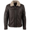 Męska skórzana kurtka Mauritius brązowa MMAlasko – stoc