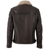 Męska skórzana kurtka Mauritius brązowa MMAlasko – stoc