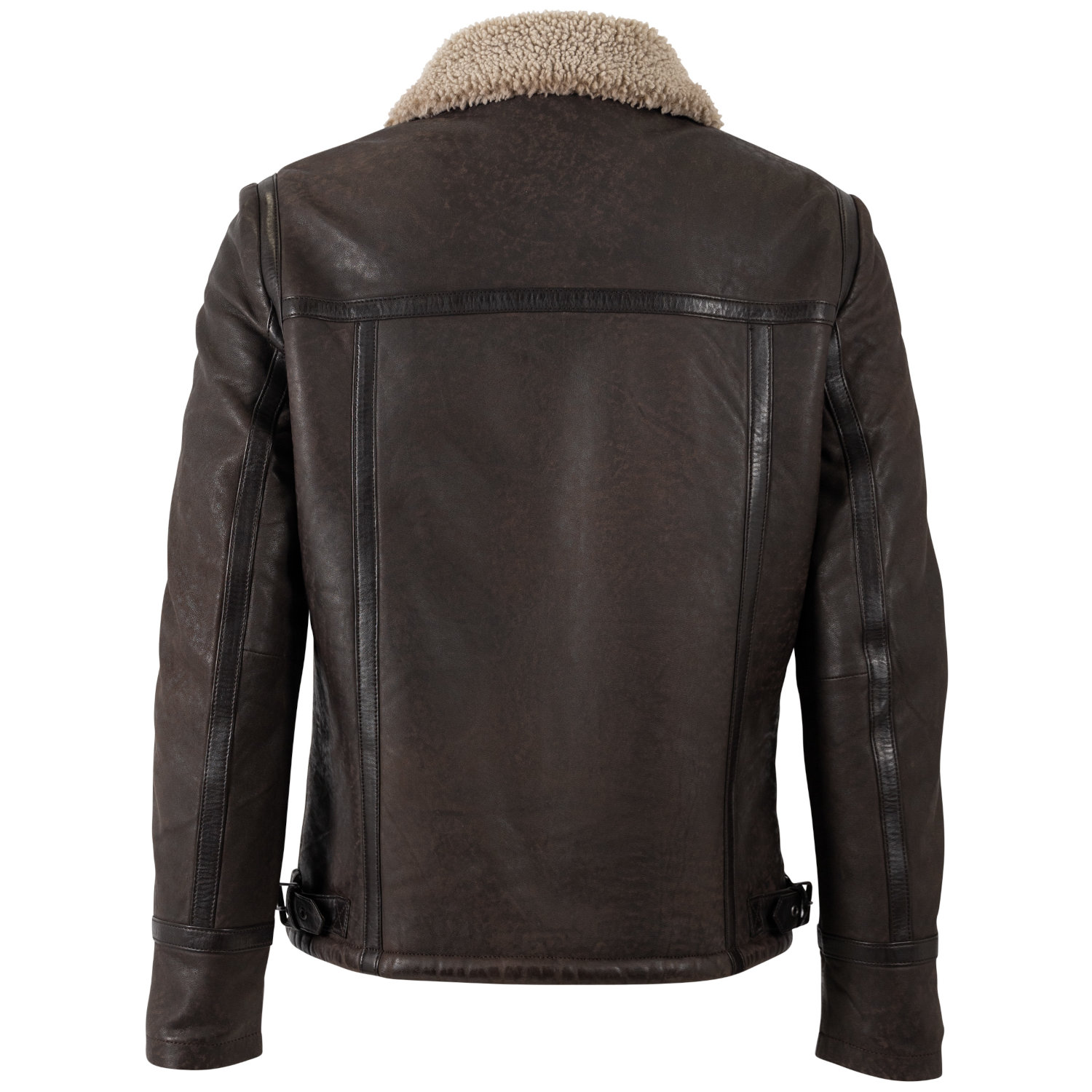 Męska skórzana kurtka Mauritius brązowa MMAlasko – stoc