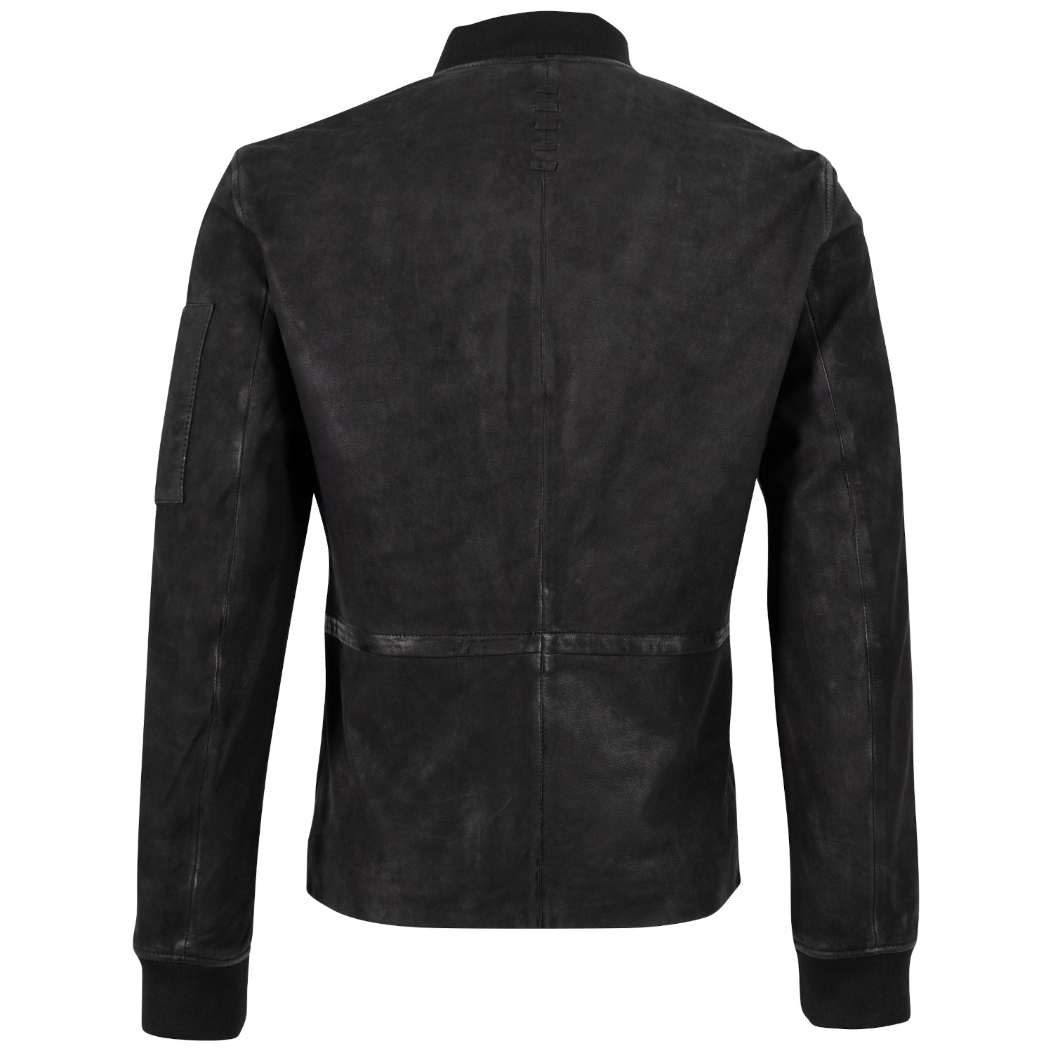 Męska skórzana kurtka Mauritius Czarna MMAnton