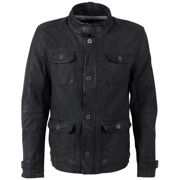 Męska skórzana kurtka Mauritius Ciemny antracyt MMAtakama