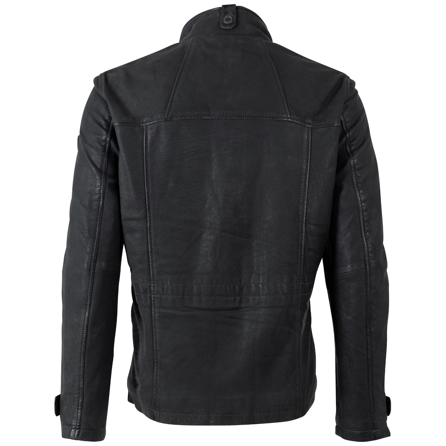 Męska skórzana kurtka Mauritius Ciemny antracyt MMAtakama