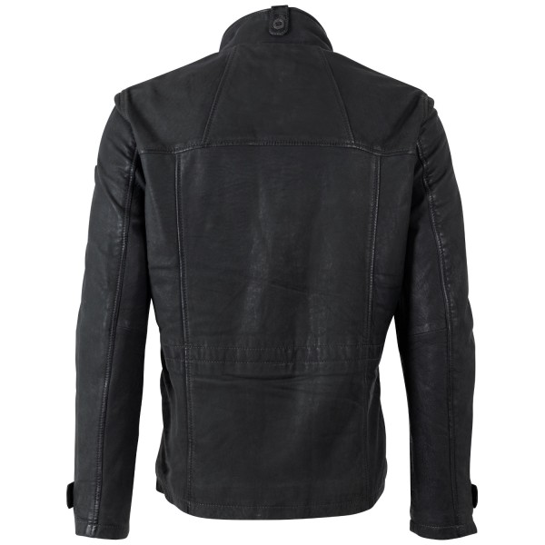 Męska skórzana kurtka Mauritius Ciemny antracyt MMAtakama