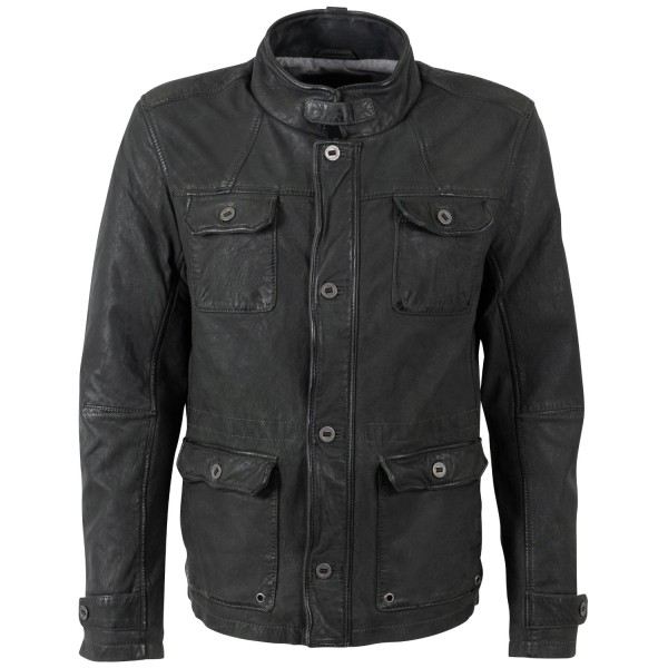 Męska skórzana kurtka Mauritius Ciemnozielona MMAtakama