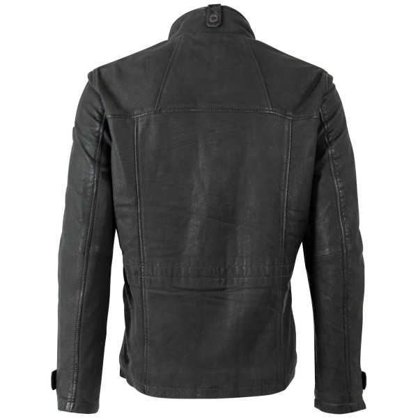 Męska skórzana kurtka Mauritius Ciemnozielona MMAtakama