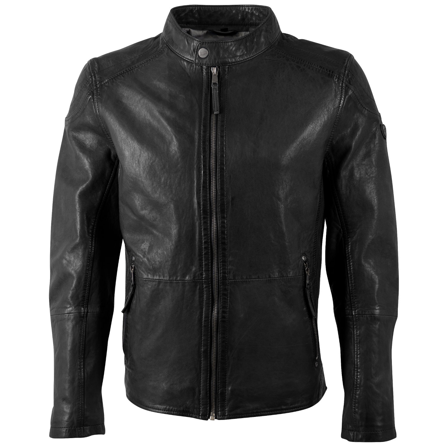 Męska skórzana kurtka Mauritius Czarna MMBaydo