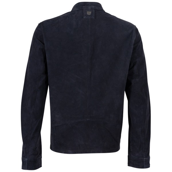 Męska skórzana kurtka Mauritius granatowa MMBerat