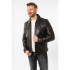 Męska skórzana kurtka Mauritius Ciemny antracyt MMBerink – Kurtki skórzane