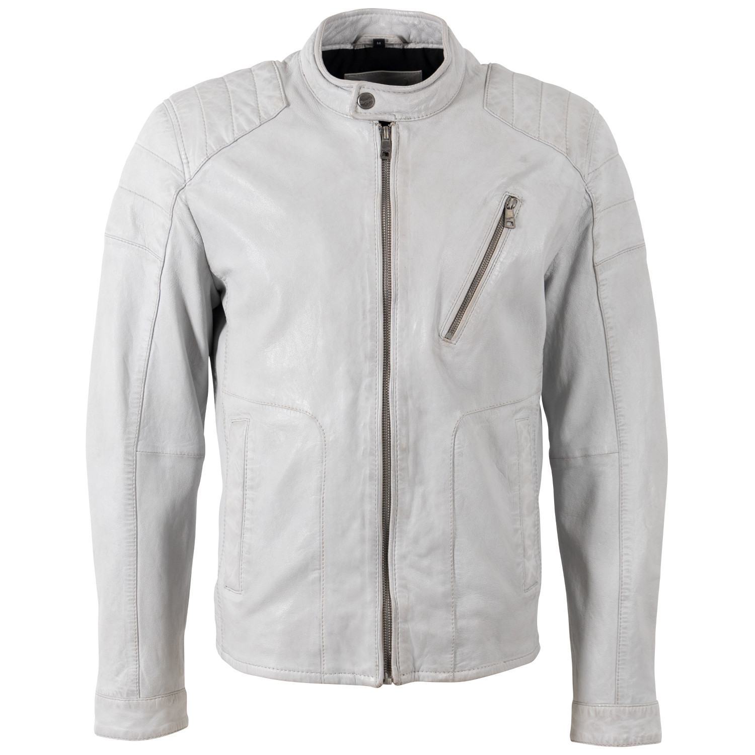 Męska skórzana kurtka Mauritius Off White MMBolson