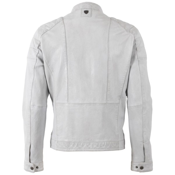 Męska skórzana kurtka Mauritius Off White MMBolson