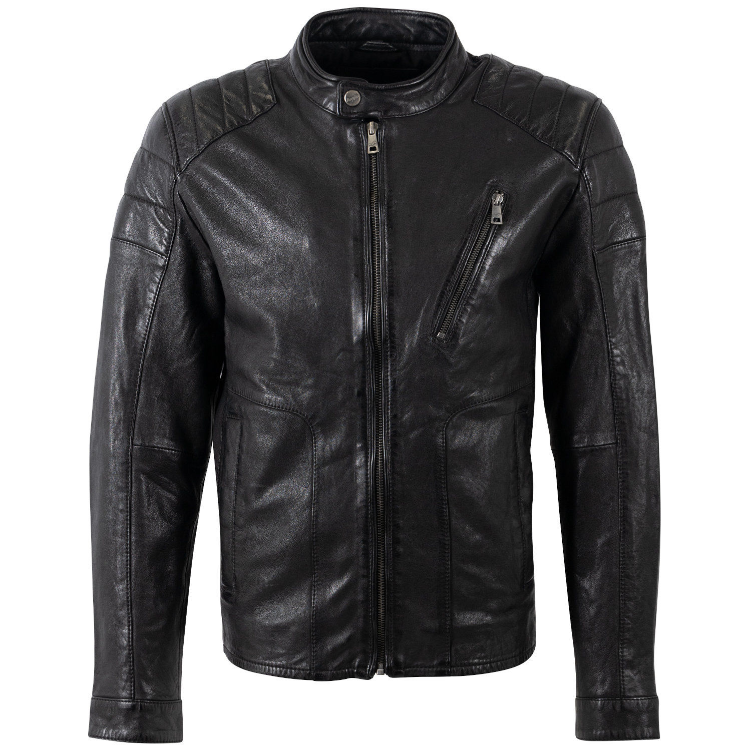 Męska skórzana kurtka Mauritius Czarna MMBolson