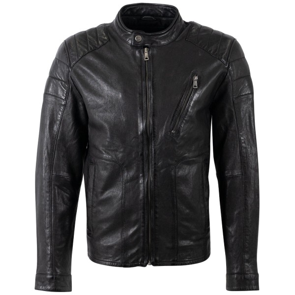 Męska skórzana kurtka Mauritius Czarna MMBolson