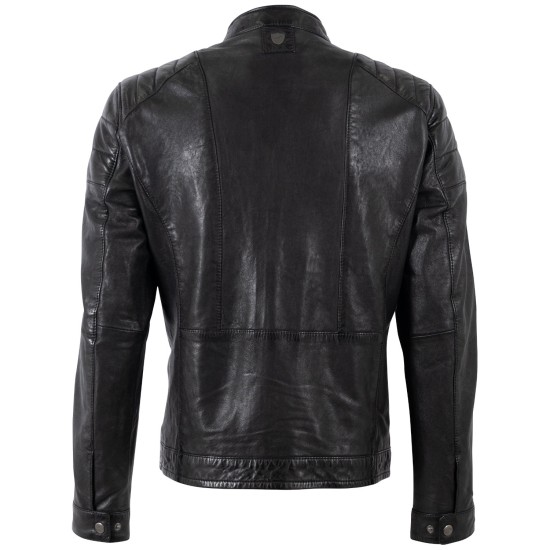 Męska skórzana kurtka Mauritius Czarna MMBolson