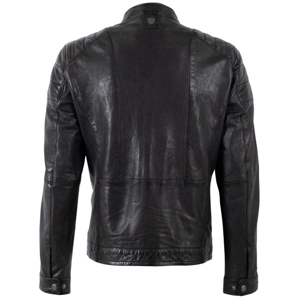 Męska skórzana kurtka Mauritius Czarna MMBolson
