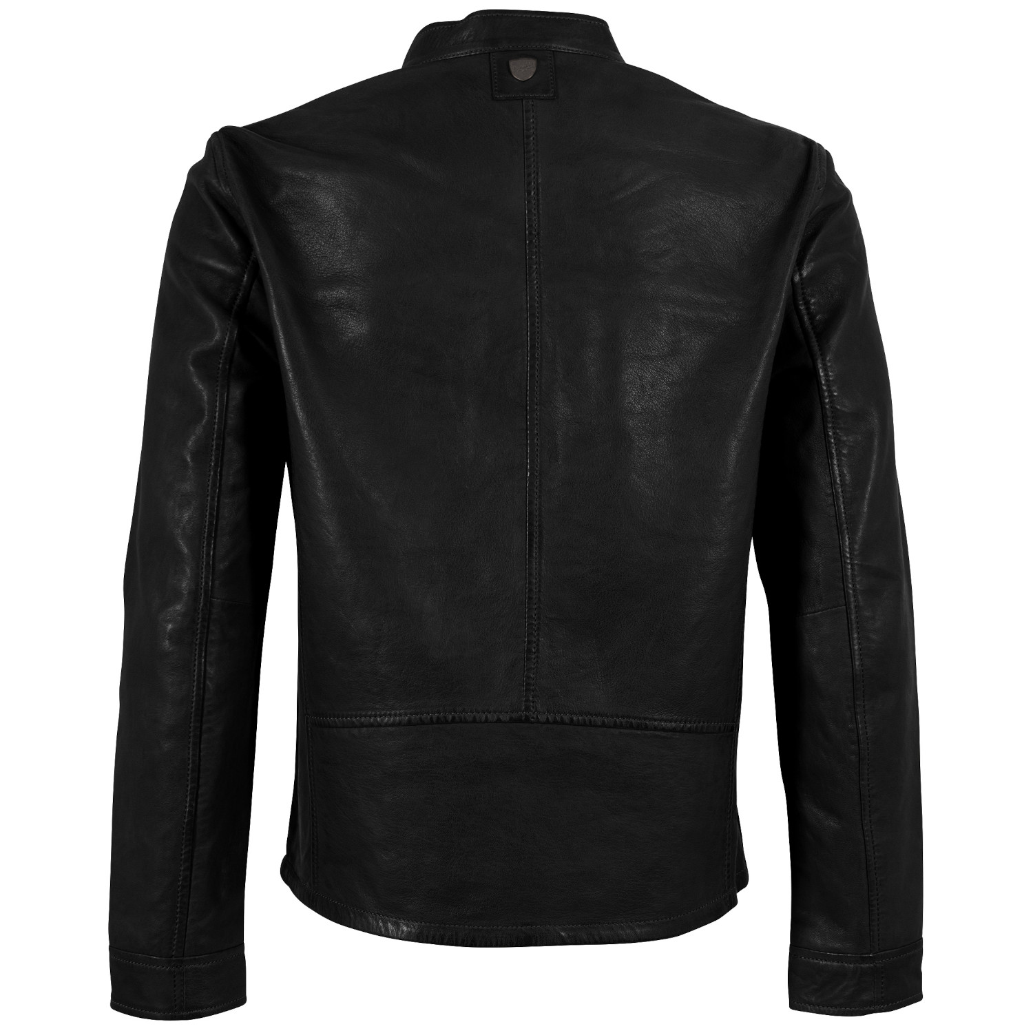 Męska skórzana kurtka Mauritius Czarna MMBounto – Kurtki skórzane