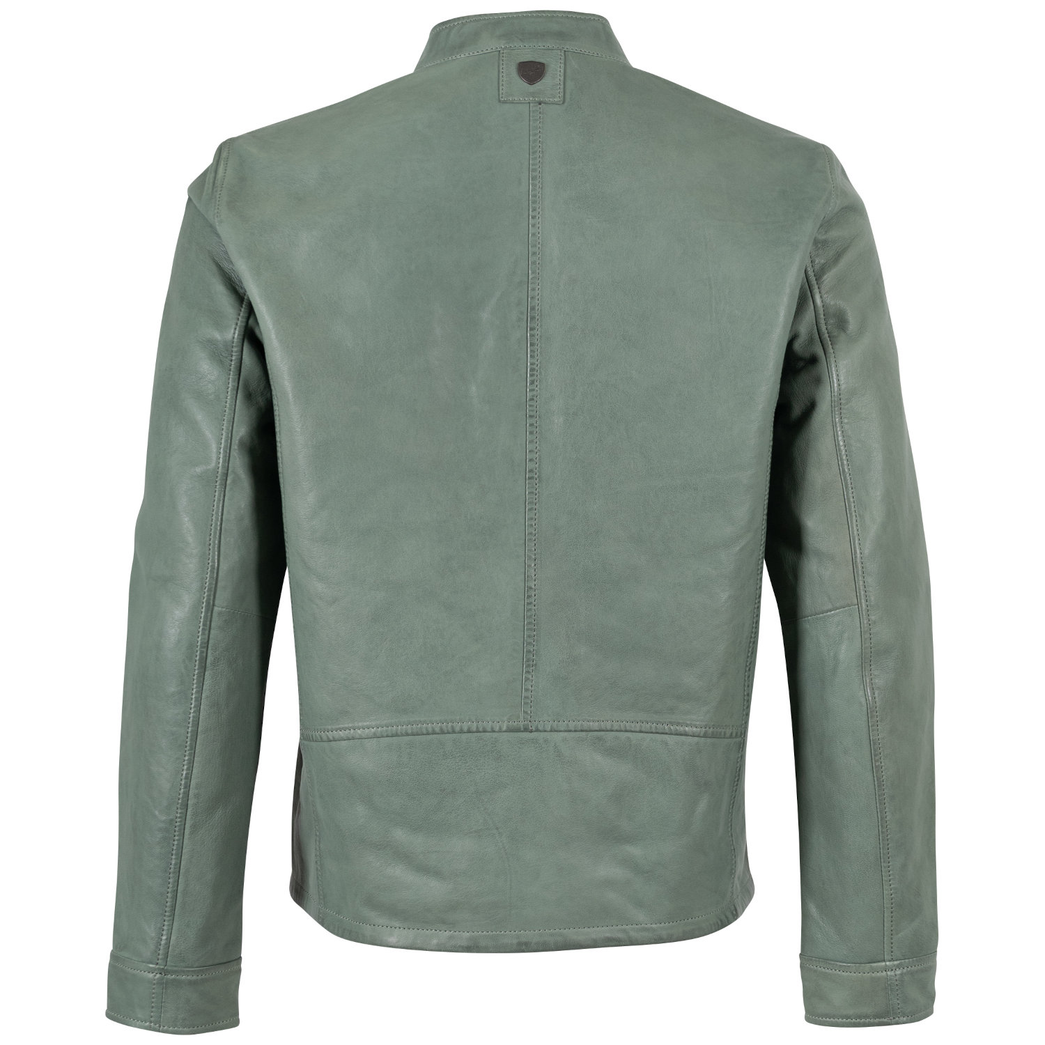 Męska skórzana kurtka Mauritius Zielona MMBounto – Kurtki skórzane