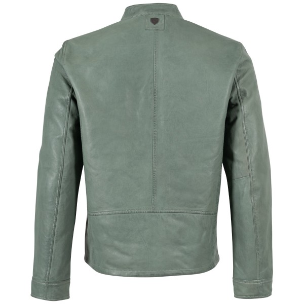 Męska skórzana kurtka Mauritius Zielona MMBounto