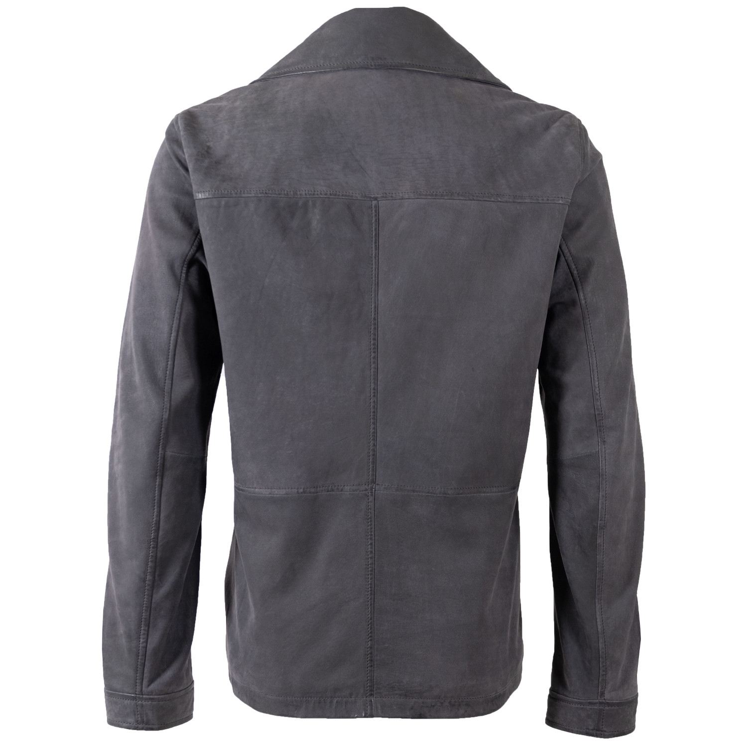 Męska skórzana kurtka Mauritius ciemnoniebieska MMBravon