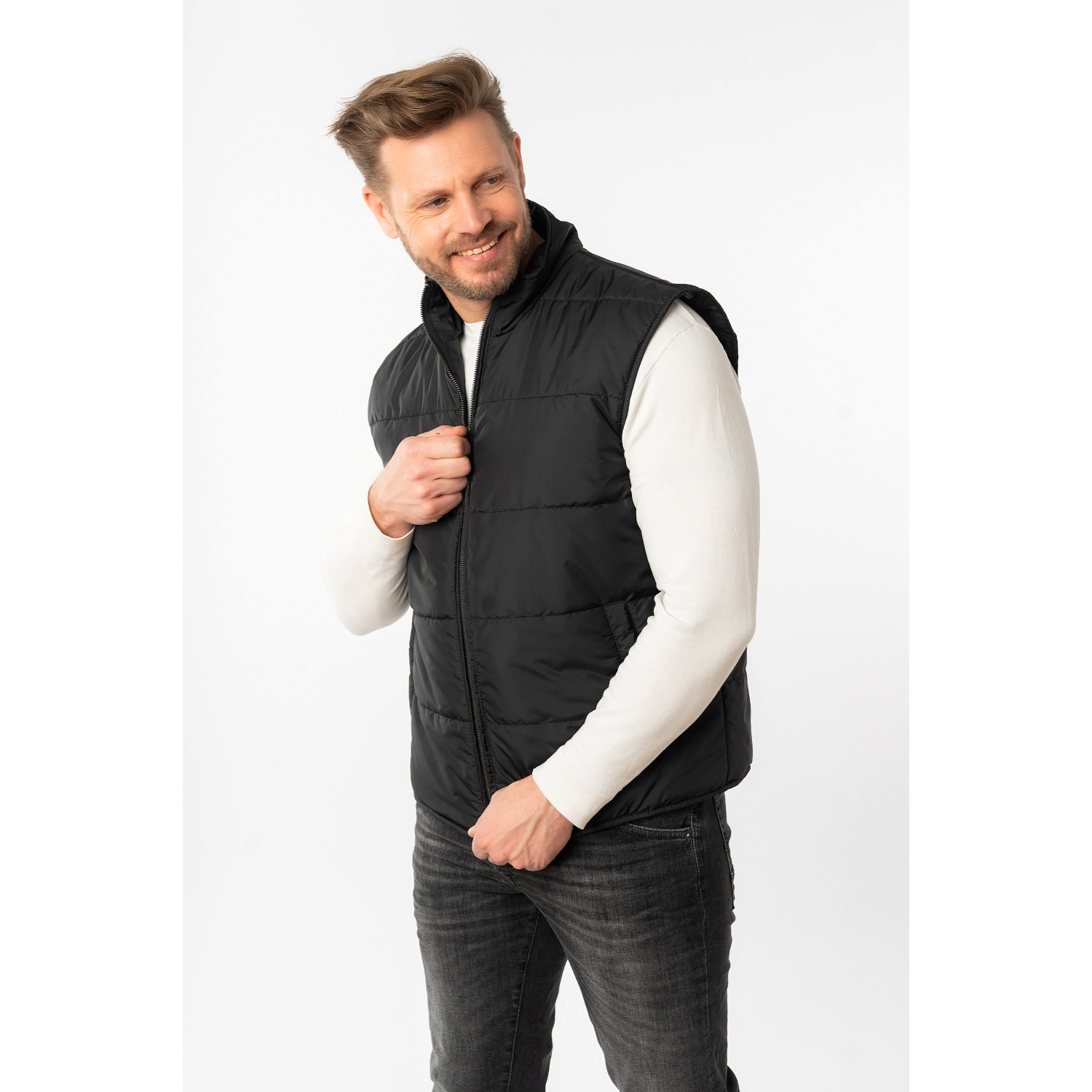 Kurtka skórzana męska 2 w 1 Mauritius Vintage Black MMBromu – Kurtki skórzane