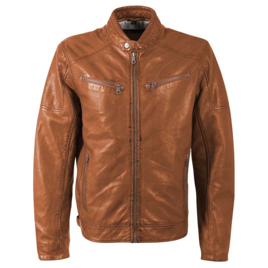 Męska skórzana kurtka Mauritius Cognac MMBroum