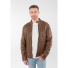 Męska skórzana kurtka Mauritius Cognac MMBroum