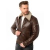 Męska skórzana kurtka Mauritius brązowa MMBrovig – Kurtki skórzane