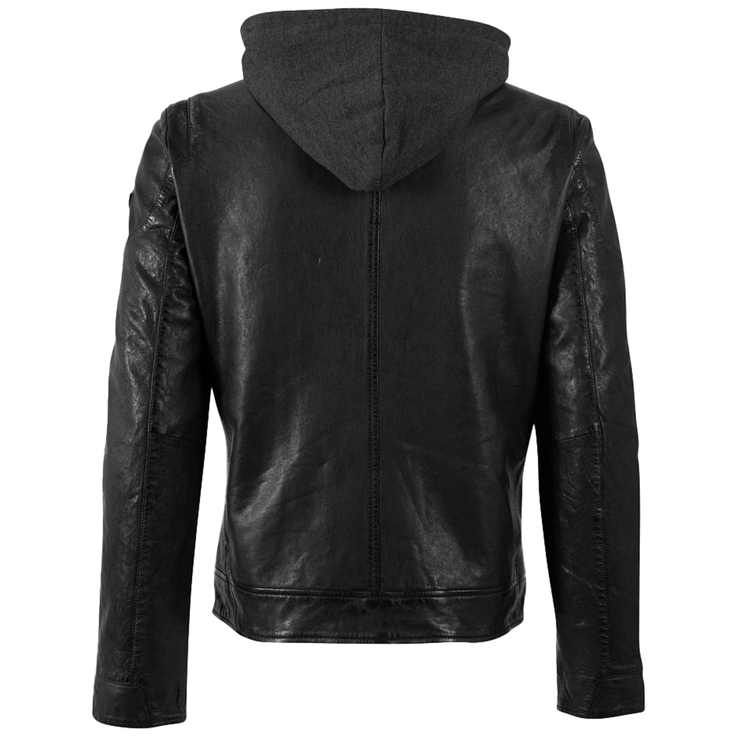 Męska skórzana kurtka Mauritius Czarna MMCharlik – Kurtki skórzane