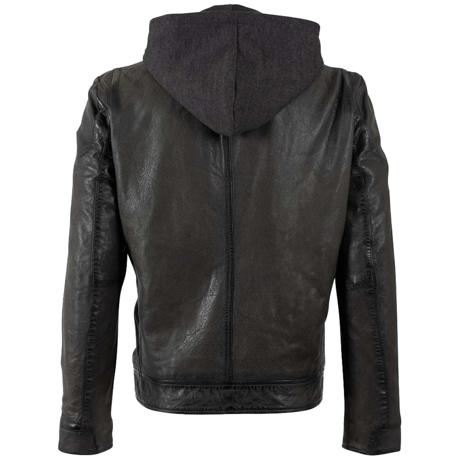 Męska skórzana kurtka Mauritius Ciemnozielona MMCharlik – Kurtki skórzane