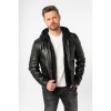Męska skórzana kurtka Mauritius Ciemny antracyt MMCholly – BLACK FRIDAY