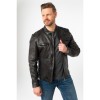 Męska skórzana kurtka Mauritius Ciemny antracyt MMChopa – Kurtki skórzane