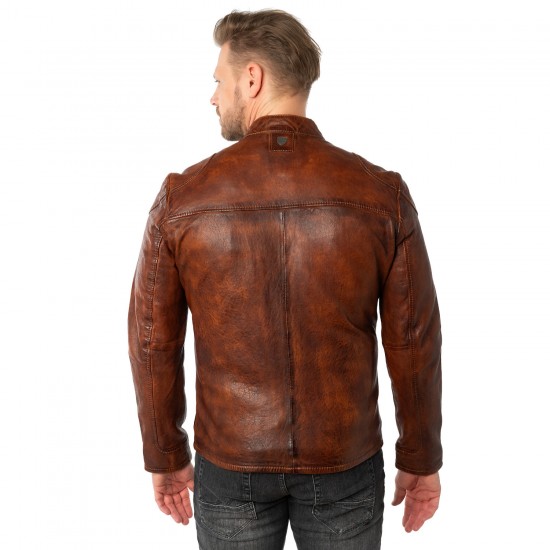 Męska skórzana kurtka Mauritius Whiskey MMChopa