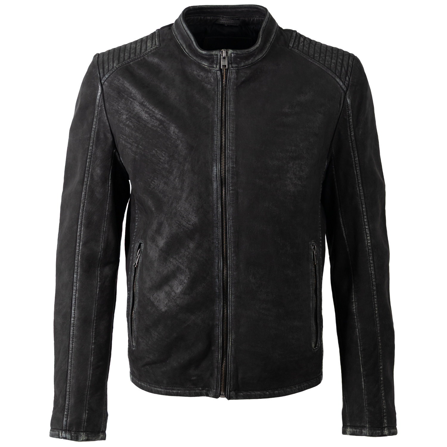 Męska skórzana kurtka Mauritius Czarna MMCiran