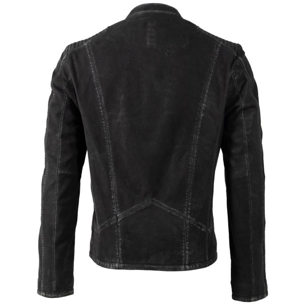 Męska skórzana kurtka Mauritius Czarna MMCiran