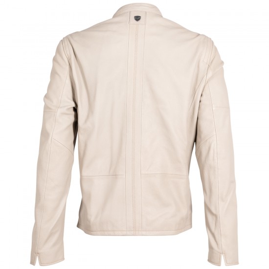 Męska skórzana kurtka Mauritius Off White MMComao