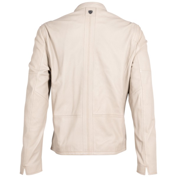 Męska skórzana kurtka Mauritius Off White MMComao