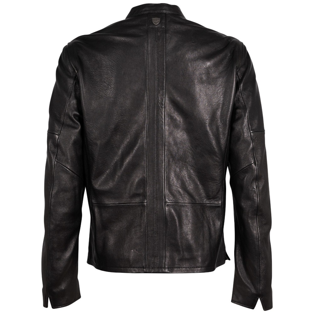 Męska skórzana kurtka Mauritius Czarna MMComao - readytowear