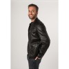 Męska skórzana kurtka Mauritius Czarna MMComao – BLACK FRIDAY