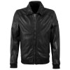 Męska skórzana kurtka Mauritius Czarna MMCrovig – Kurtki skórzane
