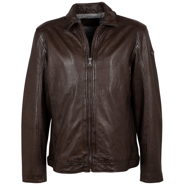 Męska skórzana kurtka Mauritius Kasztan MMCuno