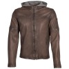 Męska skórzana kurtka Mauritius Ciemnobrązowa MMCyprus – Kurtki skórzane