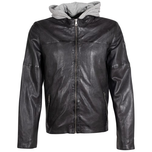 Męska skórzana kurtka Mauritius Czarna MMCyprus